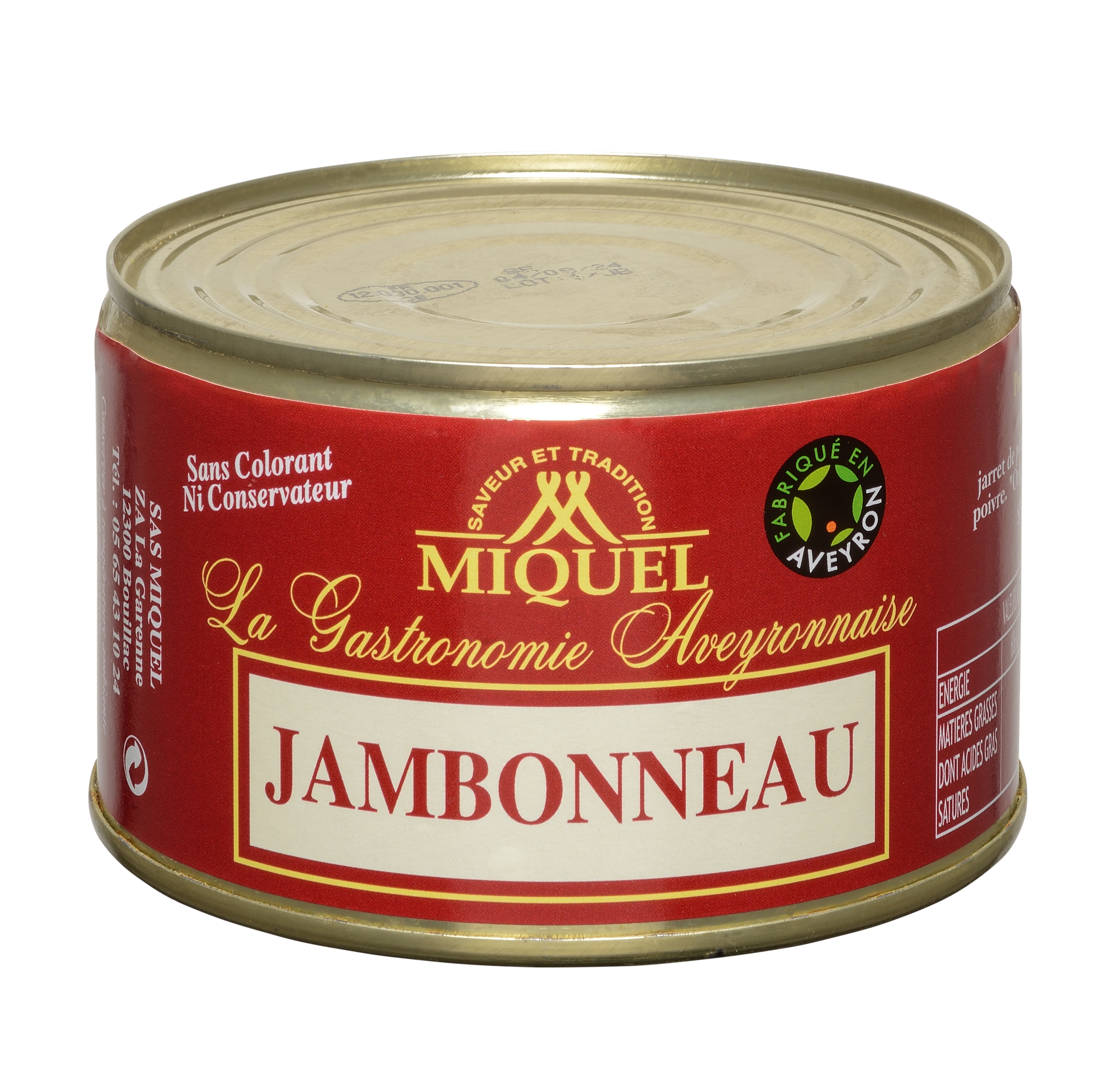 Jambonneau Miquel 400g Produits du terroir